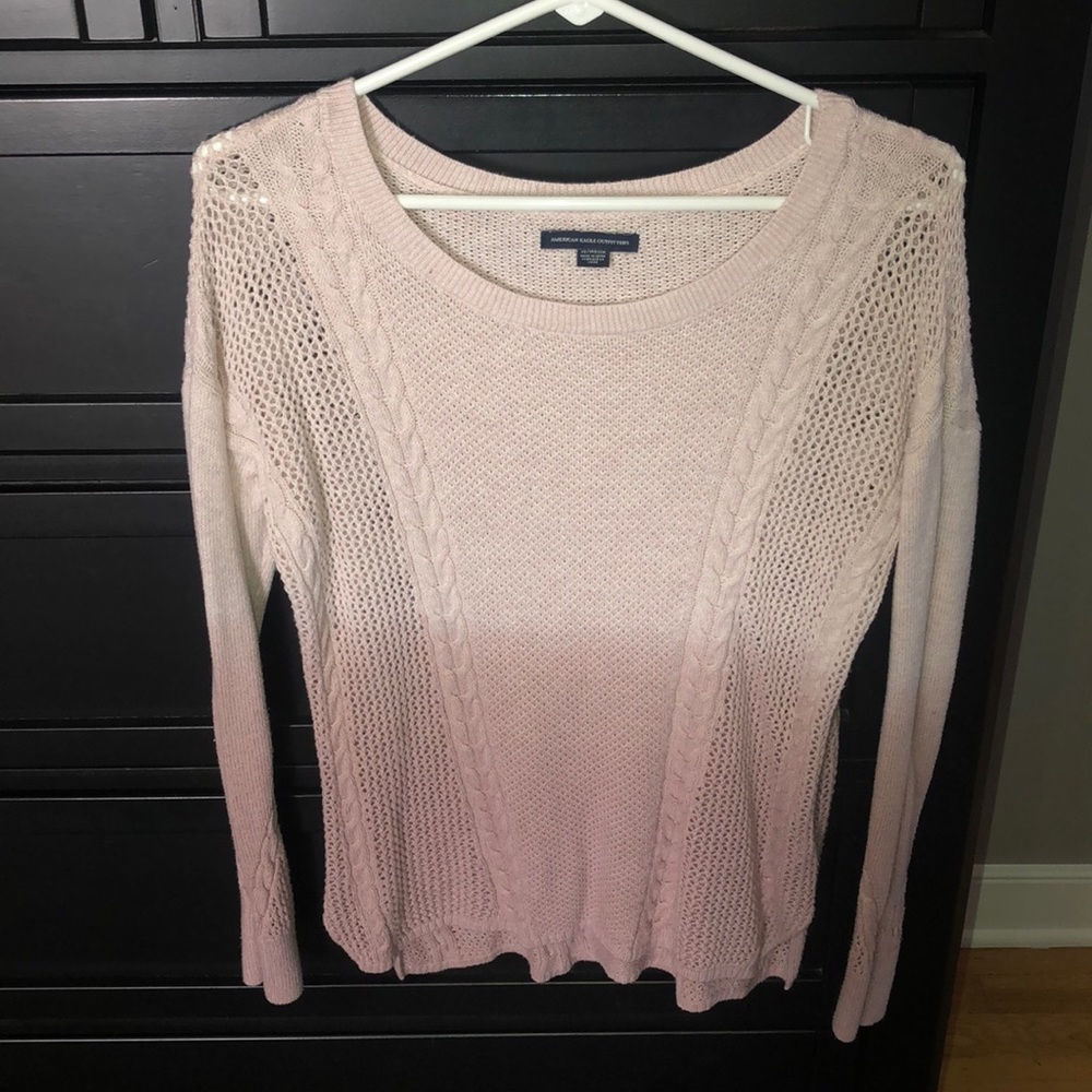 Pink faded sweater